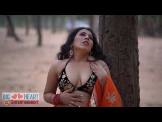 nayna - orange saree - bigheart entertainment